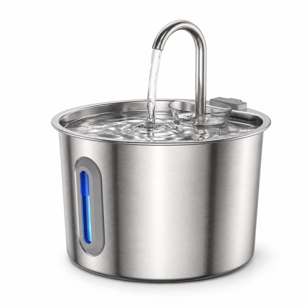 Fontanella per gatti in acciaio inox 2,2 L