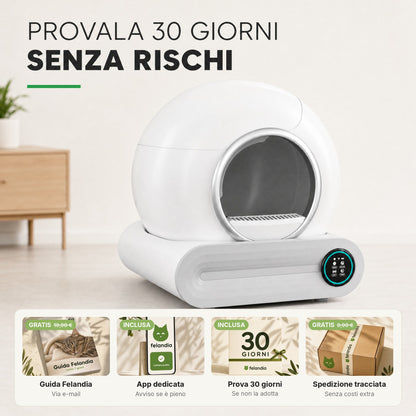 Provala 30 giorni senza rischi: guida Felandia, app dedicata, prova 30 giorni, spedizione tracciata inclusi