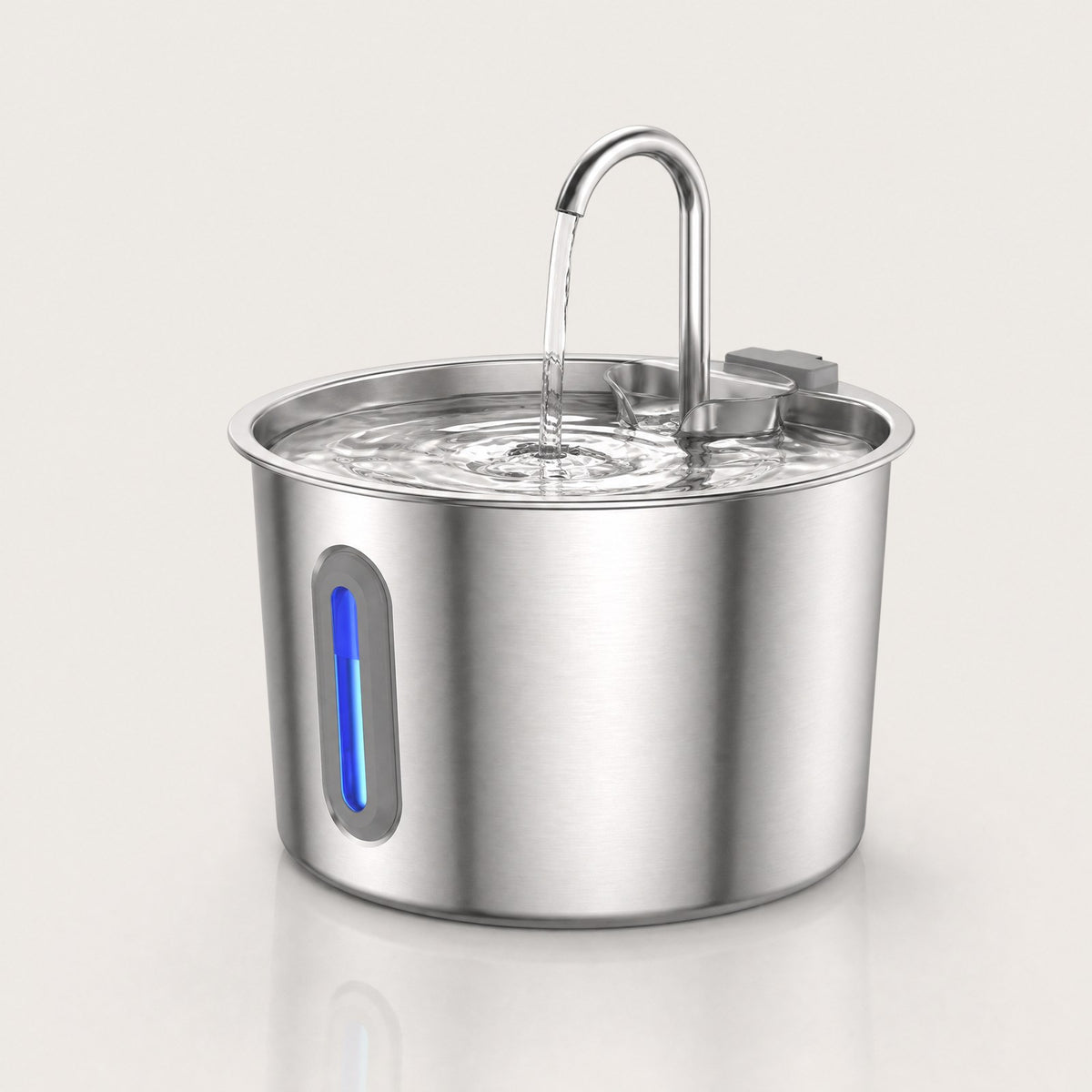 Fontanella per gatti in acciaio inox 2,2 L